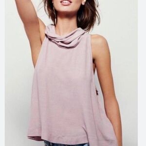 Free People 'City Lights' Open Back Cowl Top